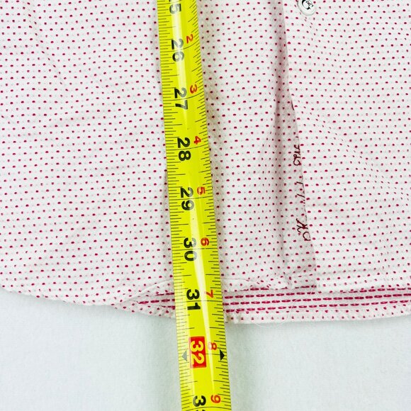 Robert Graham Men's Pink & White Long-Sleeve Button-Up Shirt Size 17 Collar - Picture 11 of 11